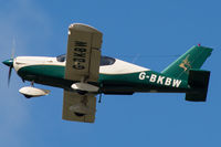 G-BKBW @ EGGD - Departing RWY 27 - by Dominic Hall
