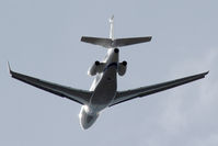 A56-003 @ YSCB - Rear view of RAAF 34 Squadron Dassault Falcon 7X Serial A56-003 Cn 285, shown climbing out from Rwy 35 at Canberra International Airport (YSCB) on 16Aug2019. Three Falcon 7X Bizjets have replaced the three Challenger 601s previously operated by 34Sqn - by Walnaus47