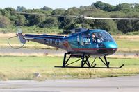 G-LADD @ EGFH - Visiting Enstrom 480 departing. - by Roger Winser