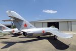 N1817M @ KADS - PZL-Mielec Lim-5 (MiG-17F) FRESCO-C at the Cavanaugh Flight Museum, Addison TX - by Ingo Warnecke