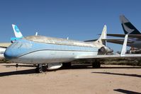 N1001U @ DMA - Preserved at the Pima Air and Space Museum which next to Davis  Monthan AFB from 1990. It was clearly not destroyed. Delivered to United Airlines in 1961. Later used as a test aircraft by Goodyear Aerospace. - by Paul Seymour
