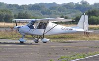 G-ORMW @ EGFH - Resident Ikarus operated by Gower Flight Centre. - by Roger Winser
