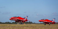 XX177 @ EKKA - Red Arrows, Danish Airshow 2014, XX177, XX244 and XX311. - by Kaj Bjorn Kristensen
