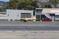 N93812 @ SZP - 1946 ERCO ERCOUPE 415C, Continental A&C75 75 Hp upgrade, taxi - by Doug Robertson