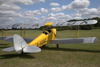 G-AOBX @ EGTH - 1940 Tiger Moth at the Gathering of Moths Day 2019 at Old Warden - by Chris Holtby