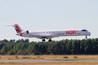 F-HMLN @ LFBD - Bombardier CRJ-1000EL NG, On final rwy 05, Bordeaux Mérignac airport (LFBD-BOD) - by Yves-Q