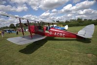 G-ACDC @ EGTH - 1933 Tiger Moth on static display at Old Warden for the Gathering of Moths Day 2019 - by Chris Holtby