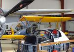 N1207 @ KADS - Boeing (Stearman) A75 - minus engine - in the maintenance hangar at the Cavanaugh Flight Museum, Addison TX