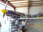 N51JC @ KADS - North American P-51D Mustang in the maintenance hangar at the Cavanaugh Flight Museum, Addison TX
