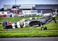 MJ772 @ EGKB - '43 Supermarine Spitfire IX at Biggin Hill airfield. - by Yellow 14 Photography