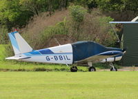 G-BBIL @ EGSX - Cherokee covered & parked at North Weald - by Chris Holtby