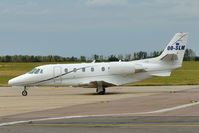 OO-SLM @ EGSH - Arriving at Norwich from Brussles. - by keithnewsome