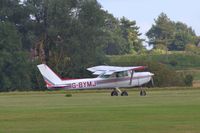 G-BYMJ @ EGSG - Taxiing to take off at Stapleford Tawney - by Chris Holtby