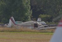 G-BEXO @ EGSG - Deteriorating slowly in the graveyard at Stapleford - by Chris Holtby