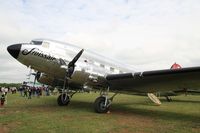 N431HM @ LFFQ - Douglas DC3C-S1C3G, Static display, La Ferté-Alais airfield (LFFQ) Airshow 2015 - by Yves-Q