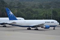 OY-SRF @ EDDK - Star Air B762F parked in CGN - by FerryPNL