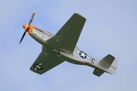 F-AZSB @ LFFQ - North American P-51D Mustang, On display, La Ferté-Alais (LFFQ) Air show 2015 - by Yves-Q