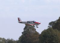 G-NFNF @ EGTH - Landing at Old Warden - by Chris Holtby