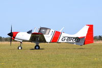 G-BHXB - Just landed at Just landed at, Bury St Edmunds, Rougham Airfield, UK.