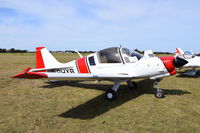 G-BHXB - Parked at Just landed at, Bury St Edmunds, Rougham Airfield, UK.