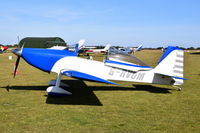 G-RVOM - Parked at Just landed at, Bury St Edmunds, Rougham Airfield, UK.