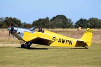 G-AWPN - Just landed at, Bury St Edmunds, Rougham Airfield, UK.