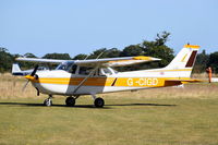G-CIGD - Just landed at, Bury St Edmunds, Rougham Airfield, UK.