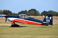 G-XIII - Just landed at, Bury St Edmunds, Rougham Airfield, UK.