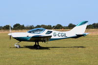 G-CGIL - Just landed at, Bury St Edmunds, Rougham Airfield, UK.