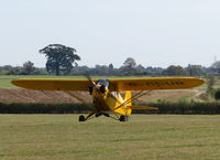 G-BCUB @ EGTH - Arriving at Old Warden - by Chris Holtby