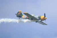 G-JYAK @ LFFQ - Yakovlev Yak-50, On display, La Ferté-Alais airfield (LFFQ) Airshow 2015 - by Yves-Q