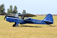 G-AIGF - Just landed at, Bury St Edmunds, Rougham Airfield, UK.