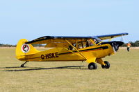 G-HSKE - Just landed at, Bury St Edmunds, Rougham Airfield, UK.