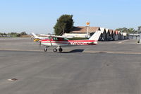 N714HH @ SZP - 1977 Cessna 150M, Continental O-200 100 Hp, will taxi to Rwy 04 - by Doug Robertson