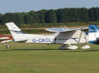 G-CKCL @ EGSL - Parked and covered at Andrewsfield - by Chris Holtby