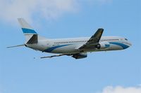 LZ-CGW @ LFRB - Boeing 737-46J, Take off rwy 07R, Brest-Bretagne airport (LFRB-BES) - by Yves-Q