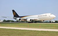 N616UP @ KOSH - UPS 747-8 - by Florida Metal