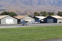 N211AJ @ SZP - 1977 Cessna 182Q SKYLANE, Continental O-470-U 230 Hp, taxi off the active - by Doug Robertson