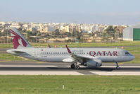 A7-AHW @ LMML - A320 A7-AHW Qatar Airways - by Raymond Zammit