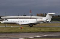 8P-ASD @ EGLF - G650ER heading home to Barbados from Farnborough after a week long stay - by dave226688