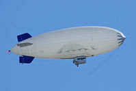 N615LG @ GKY - Former Met Life Blimp - flying over Fort Worth, in town for NASCAR - by Zane Adams