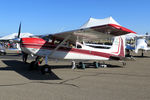 N180AP @ LVK - 1965 Cessna 180H, c/n: 18051472, 2019 AOPA Livermore Fly-In - by Timothy Aanerud