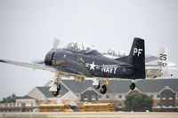 N555PF @ KOSH - North American T-28B Trojan  C/N 138265, N555PF - by Dariusz Jezewski www.FotoDj.com