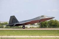 09-4185 @ KOSH - F-22 Raptor 09-4185 FF from 94th FS Hat in the Ring 1st FW Langley AFB, VA
