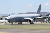 A39-002 @ YSCB - Front Port side view of RAAF A330-203 MRTT A39-002 Cn 951 taxying in after landing on Canberra’s Rwy 17 on 30Nov2017 at 1023 hrs. The MRTT arrived at Canberra International Airport YSCB six minutes behind new Qantas B787-9 VH-ZNA, visible at left. - by Walnaus47