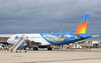 N271NV @ KPGD - Airbus A320-216