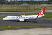 TC-JGP @ EDDL - Boeing 737-8F2(W) - TK THY Turkish Airlines 'Bart?n' - 34414 - TC-JGP - 17.08.2016 - DUS - by Ralf Winter
