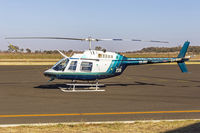 VH-JWF @ YNBR - Fleet Helicopters (VH-JWF) Bell 206B (III) Jet Ranger at Narrabri Airport - by YSWG-photography