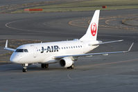 JA211J @ RJCC - Oldest of the ERJ-170s in the J-Air fleet taxiing in at Sapporo in the late autumn afternoon. - by Arjun Sarup