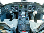 S5-AAZ @ EDDR - cockpit of the CRJ7 - by Friedrich Becker
